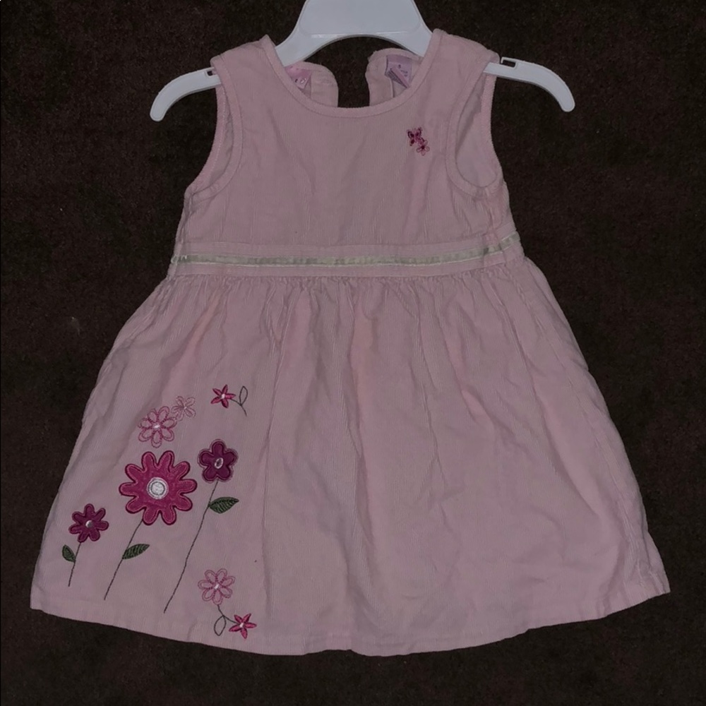 Pink little girls Jumper Dress